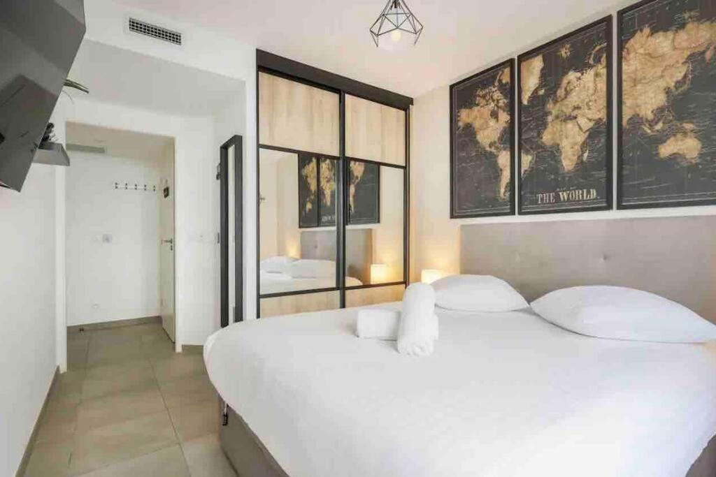 Logement Moderne Luxueux Parking Ac Cote De La Mer Nice Eksteriør bilde